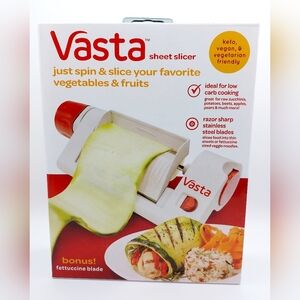 Vasta Sheet Slicer Fruits and Vegetables Slicer NIB‎